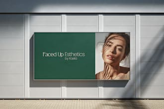 design luxury minimalist text based logo for  fashion brands
