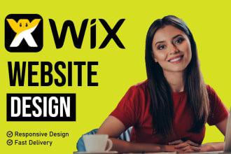 build wix website design wix website redesign wix ecommerce website landing page