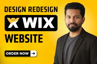 build wix website design development redesign wix ecommerce website landing page