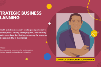 be your strategic business planning advisor