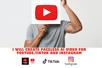create faceless ai video for youtube and tiktok