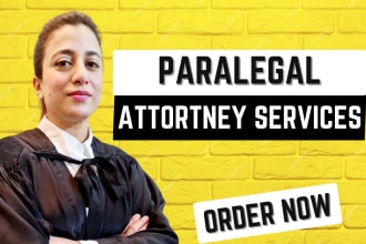 be your paralegal and lawyer