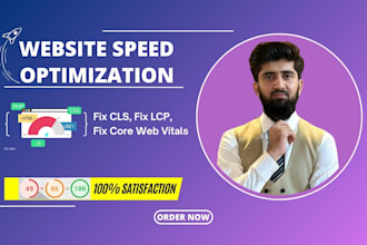 do wordpress website speed optimization, fix core web vitals, fix cls, fix lcp