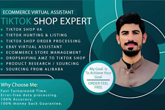 tiktok shop affiliate program expert, tiktok creator outreach specialist