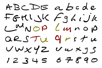 recreate handwriting as otf ttf woff font