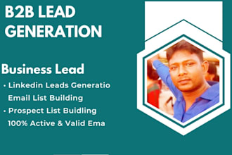 web research, targeted b2b lead generation, data entry