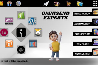 setup omnisend automation,integration SMS push notification