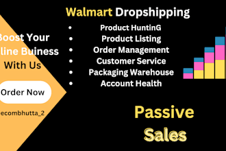 manage walmart marketplace dropshipping account and wfs business