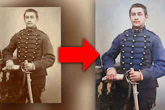 restore and colorize old pictures