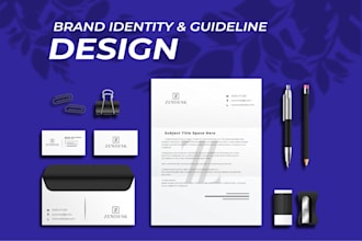 create your brand style guide and design your minimalist logo