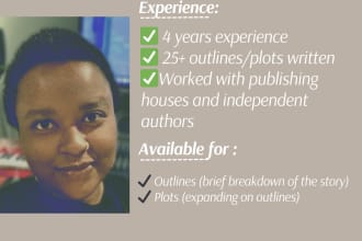 write an outline or plot for your novel romance book