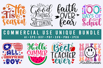 provide creative svg design with svg cut files for cricut and etsy store