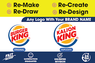 redesign remake redraw recreate spoof and parody logo