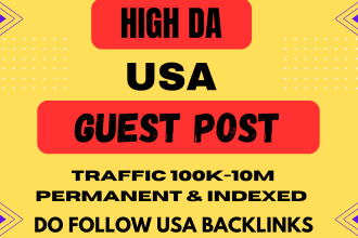 publish high da usa guest post  with dofollow backlinks and off page seo
