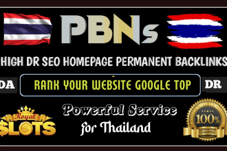 make high DR thai,indo,korean,cambodia homepage backlinks