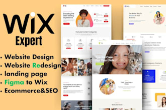do wix design wix redesign wix website wix landing page figma to wix