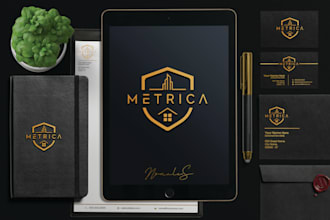 create a modern logo design and personalized brand identity