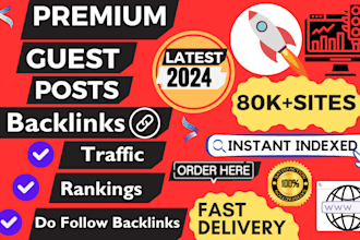 create premium guest post links with high traffic and da dr
