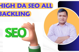 provide SEO all backlinks with white hat method for google top ranking
