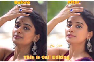 edit professional photo using adobe ps and retouuching