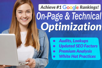 do complete onpage seo and technical optimization for wordpress