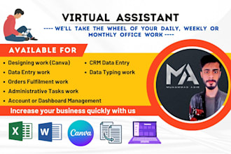 be your personal dedicated virtual assistant for business administrative tasks