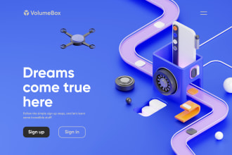 create stylized 3d graphics for your website