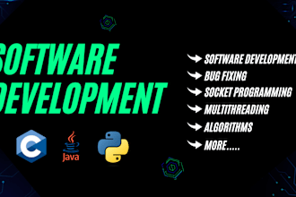 do any c, cplusplus, java or python programming projects