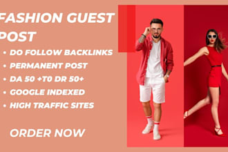 do high da fashion guest post with authority backlinks