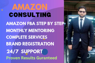 be your amazon fba consultant or mentor