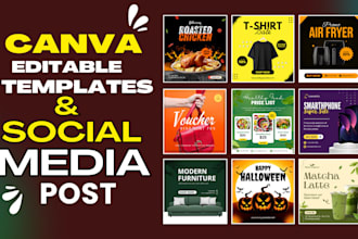 design pro social media posts content ads and canva templates