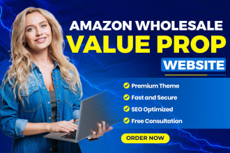 develop amazon wholesale value prop website