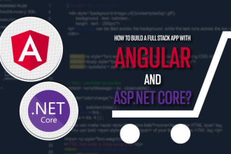 create and design a web application in dot net and angular