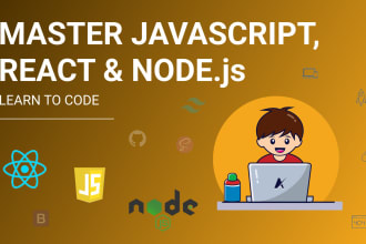 be your javascript, react js or node js tutor