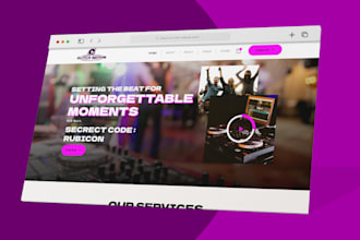 design clean and modern wordpress website