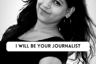 be your expert journalist