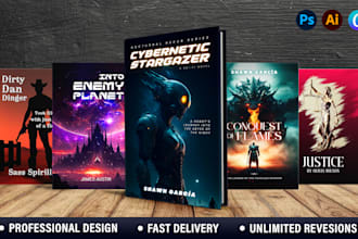 design professional book cover or amazon kindle ebook cover