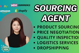 be sourcing agent,shopify dropshipping agent, high quality supplier