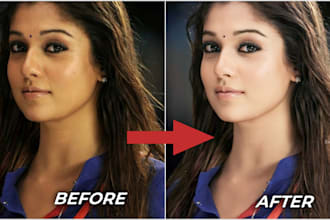 retouching, fix blurred or damaged photos professionally