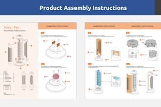 create professional assembly instruction for your products