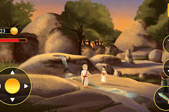 design professional game UI and game assets for mobile game