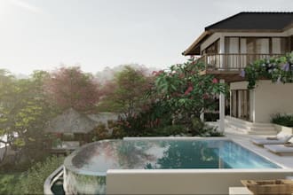 design a balinese floor plan for your villa or house