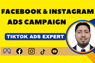 be your instagram and facebook paid ads manager tiktok ads expert