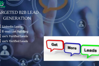 b2b lead generation and targeted email list building using linkedin