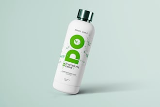 product package design for water bottle