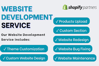be your shopify liquid website developer, create, edit store