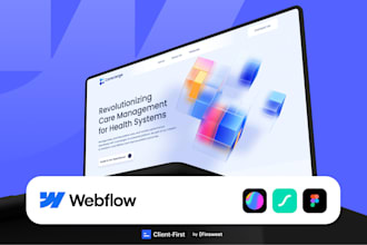 design and build a responsive webflow website