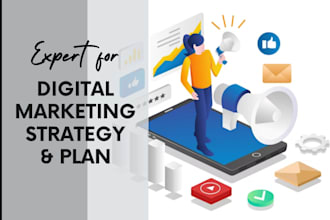 make result oriented digital marketing strategy for all business and brands