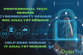 do cybersecurity, information security, data analyst, desktop technician resume