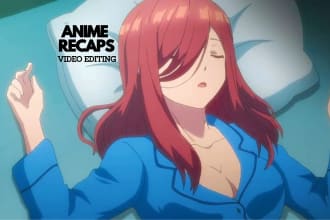 do anime recaps video editing